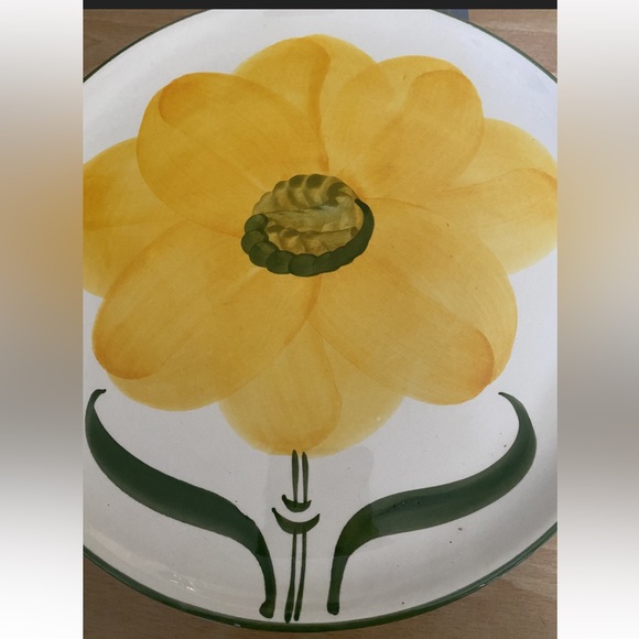 Vintage ceramic cake platter / cupcake display / pedestal dish - Picture 3 of 10